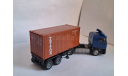 MAN F2000 контейнеровоз Herpa 1/87 HO с контейнером Triton, масштабная модель, scale87