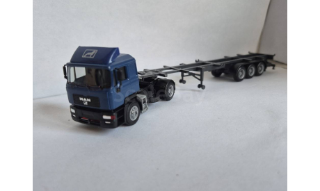 MAN F2000 контейнеровоз Herpa 1/87 HO, масштабная модель, scale87