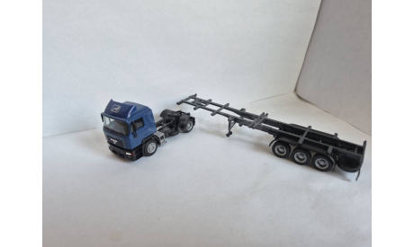 MAN F2000 контейнеровоз Herpa 1/87 HO, масштабная модель, scale87
