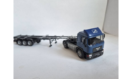 MAN F2000 контейнеровоз Herpa 1/87 HO, масштабная модель, scale87