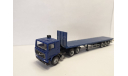 Volvo F12 c прицепом платформой Herpa 1/87 HO, масштабная модель, scale87