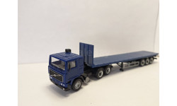 Volvo F12 c прицепом платформой Herpa 1/87 HO