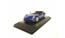 Porsche 911 Carrera 4S Cabrio синий Minichamps 1:43, масштабная модель, scale43