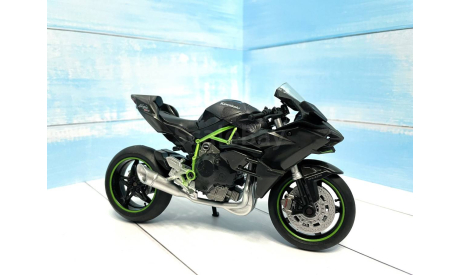 Мотоцикл Kawasaki H2R Ninja 1:12, масштабная модель мотоцикла, scale12