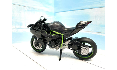 Мотоцикл Kawasaki H2R Ninja 1:12, масштабная модель мотоцикла, scale12