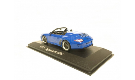 Porsche 911 Speedster (997) синий Minichamps 1:43, масштабная модель, scale43