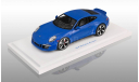 Porsche 911 Carrera GTS Club Sport (991) blue GT Spirit 1:18, масштабная модель, scale18