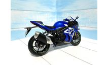 Suzuki GSX-R 1000 R синий металл 1/12 LCD, масштабная модель мотоцикла, 1:12