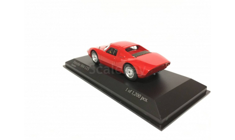 Porsche 904 красный Minichamps 1:43, масштабная модель, scale43