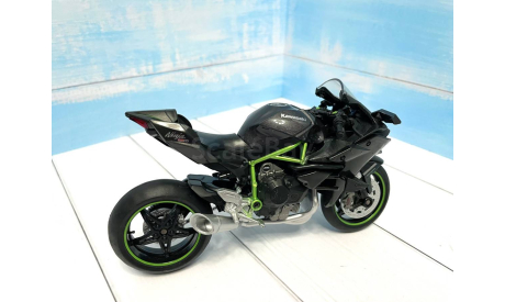 Мотоцикл Kawasaki H2R Ninja 1:12, масштабная модель мотоцикла, scale12