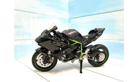 Мотоцикл Kawasaki H2R Ninja 1:12, масштабная модель мотоцикла, scale12
