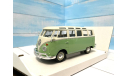 Volkswagen T1 Bus на базе VW Beatle Type 1 1:24 Maisto, масштабная модель, scale24