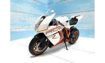 KTM RC8 R модель мотоцикла белый 1/10, масштабная модель мотоцикла, Welly, scale10