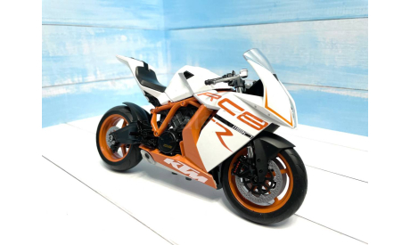 KTM RC8 R модель мотоцикла белый 1/10, масштабная модель мотоцикла, Welly, scale10