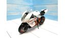 KTM RC8 R модель мотоцикла белый 1/10, масштабная модель мотоцикла, Welly, scale10