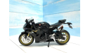 Мотоцикл Honda CBR 1000 RR black + akrapovic 1:12, масштабная модель мотоцикла, RMZ, scale12