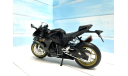Мотоцикл Honda CBR 1000 RR black + akrapovic 1:12, масштабная модель мотоцикла, RMZ, scale12
