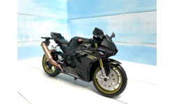 Мотоцикл Honda CBR 1000 RR black + akrapovic 1:12
