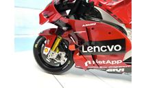 Мотоцикл Ducati Desmosedici 2020 Ф.Баньяйя Maisto 1:6, масштабная модель мотоцикла, Maisto-Swarovski, scale8