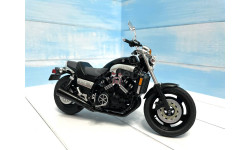 Мотоцикл Yamaha V-Max черный редкий 1:12