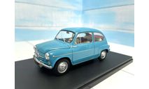 FIAT 600 аквамарин 1:24 Hachette, масштабная модель, 1/24