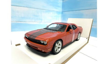 Dodge Challenger R/T красный 1:24 Maisto, масштабная модель, scale24