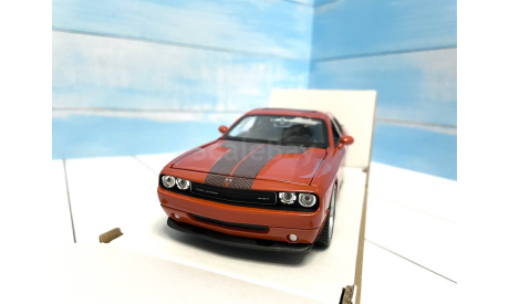 Dodge Challenger R/T красный 1:24 Maisto, масштабная модель, scale24