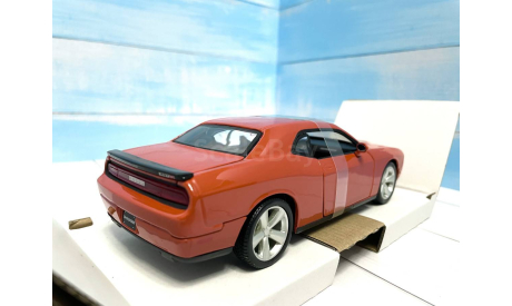 Dodge Challenger R/T красный 1:24 Maisto, масштабная модель, scale24