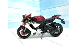 Мотоцикл Yamaha R1 красно-белый 1:12