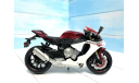 Мотоцикл Yamaha R1 красно-белый 1:12, масштабная модель мотоцикла, RMZ, scale12