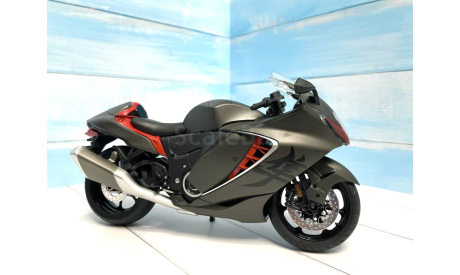Suzuki Hayabusa чёрный 1/9, масштабная модель мотоцикла, scale10