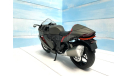 Suzuki Hayabusa чёрный 1/9, масштабная модель мотоцикла, scale10