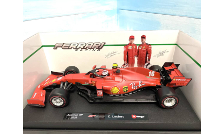 Ferrari SF1000 Leclerc Formula 1 2020 1:18 Bburago, масштабная модель, scale18