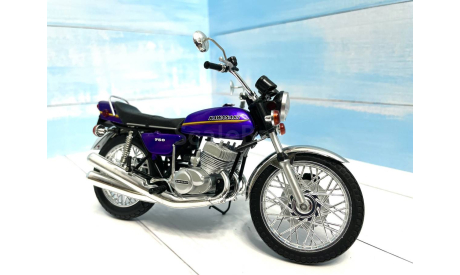 Мотоцикл Kawasaki 750SS Mach IV Aoshima 1:12, масштабная модель мотоцикла, scale12