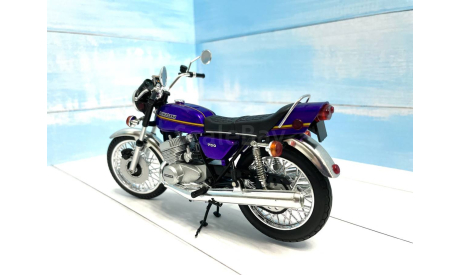 Мотоцикл Kawasaki 750SS Mach IV Aoshima 1:12, масштабная модель мотоцикла, scale12