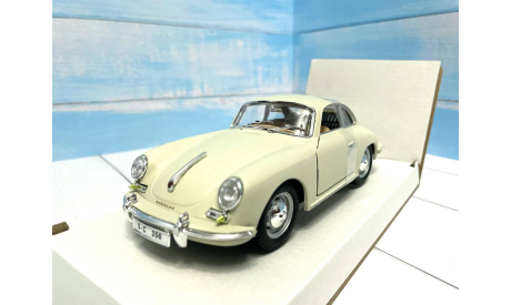 Porsche 356 1960 Bburago 1/24, масштабная модель, scale24