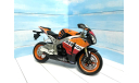 Мотоцикл Honda CBR1000 RR Repsol 1:6, масштабная модель мотоцикла, Maisto-Swarovski, scale8
