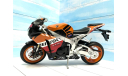 Мотоцикл Honda CBR1000 RR Repsol 1:6, масштабная модель мотоцикла, Maisto-Swarovski, scale8