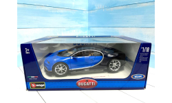 Bugatti Chiron blue Bburago 1/18