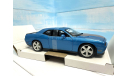 Dodge Challenger R/T синий 1:24 Maisto, масштабная модель, scale24