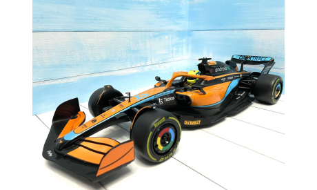 McLaren MCL36 Mercedes 2022 Ландо Норрис Формула 1 1:12, масштабная модель, Rastar, 1/12
