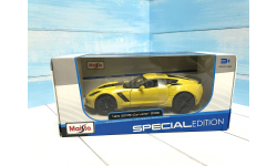 Chevrolet Corvette Z06 желтый 1/24 Maisto