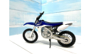 Мотоцикл Yamaha YZ450 F кроссовый 1:12 Maisto, масштабная модель мотоцикла, scale12