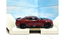 Chevrolet Camaro ZL1 цвет бордо Maisto 1/24, масштабная модель, scale24