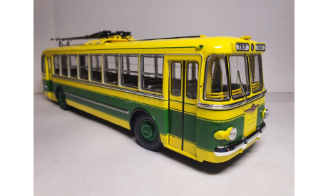 Троллейбус ТБУ-1 (1955), желто-зеленый ULTRA Models, масштабная модель, scale43, ЗиУ
