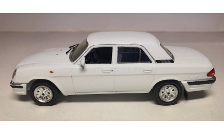 ГАЗ-31105 Волга рейсталинг, цвет Айсберг, масштабная модель, Amour, scale43