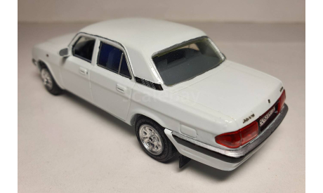ГАЗ-31105 Волга рейсталинг, цвет Айсберг, масштабная модель, Amour, scale43