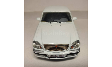 ГАЗ-31105 Волга рейсталинг, цвет Айсберг, масштабная модель, Amour, scale43