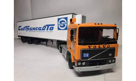 Volvo F12 с полуприцепом Lamberet SSM7078, масштабная модель, Start Scale Models (SSM), scale43