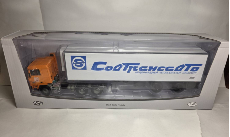 Volvo F12 с полуприцепом Lamberet SSM7078, масштабная модель, Start Scale Models (SSM), scale43